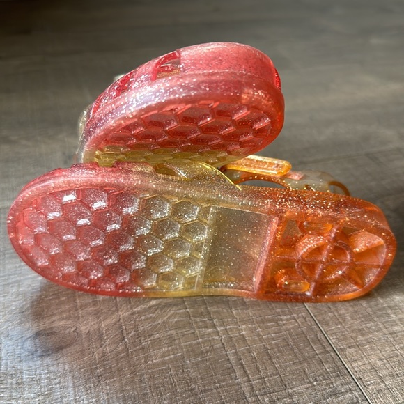 OshKosh B'Gosh girls Marie Sandal jelly ombré sparkle size 10 toddler - Picture 5 of 5